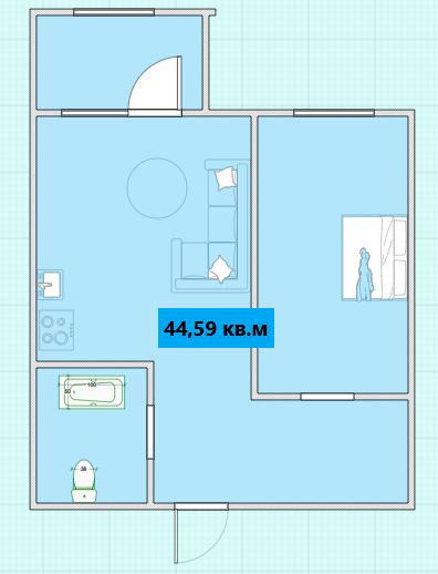 Продажа 1-комнатной новостройки, Оренбург, Уральская ул,  2Д