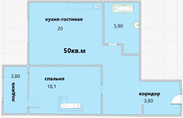 Продажа 1-комнатной новостройки, Оренбург, Уральская ул,  2Д