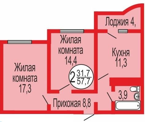 Продажа 3-комнатной новостройки, Оренбург, Уральская ул,  14