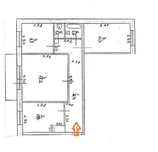 Продажа 3-комнатной квартиры, Афонино, Зеленая ул,  68