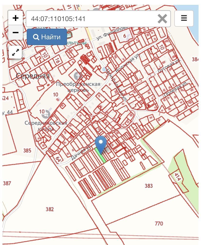 Продажа участка, Середняя, Дачная