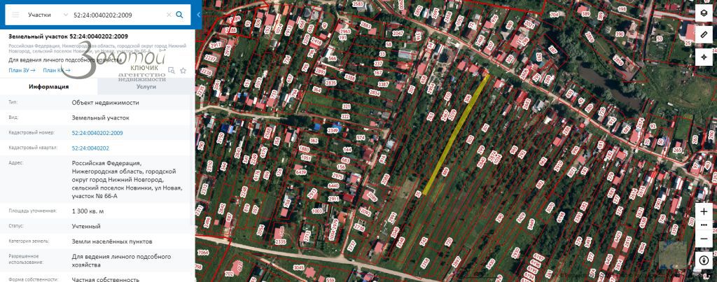 Продажа участка, Новинки, Новая ул