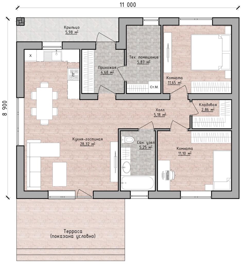 Продажа дома, 81м <sup>2</sup>, 10 сот., Судогда, Ошмарина ул