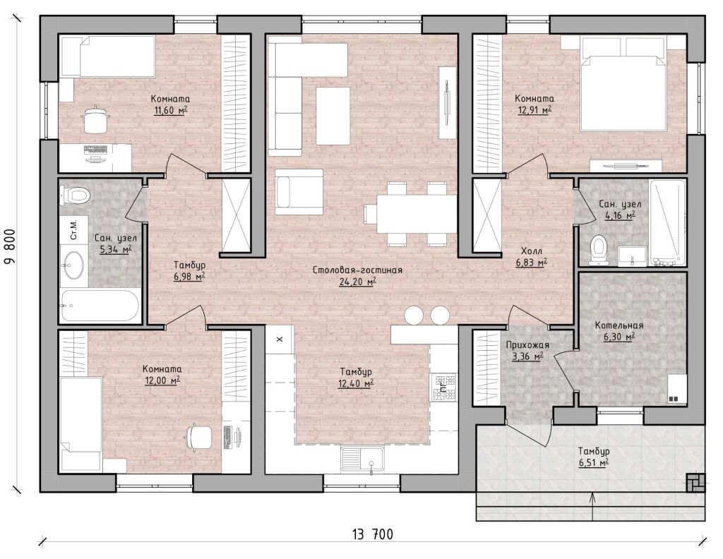 Продажа дома, 112м <sup>2</sup>, 10 сот., Судогда, Ошмарина ул