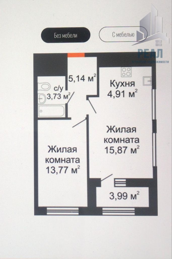 Продажа 1-комнатной квартиры, Нижний Новгород, Родионова ул,  178