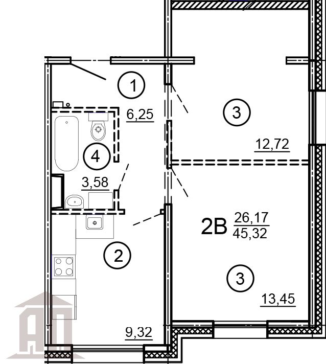 Продажа 2-комнатной квартиры, Тверь, Медовая ул,  9