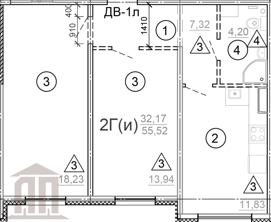 Продажа 2-комнатной квартиры, Тверь, Медовая ул,  9