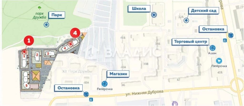 Продажа 3-комнатной новостройки, Владимир, Нижняя Дуброва ул,  54к2