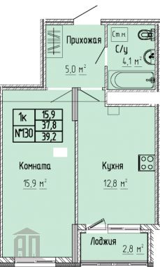 Продажа 1-комнатной новостройки, Тверь, 15 лет Октября ул,  52к1