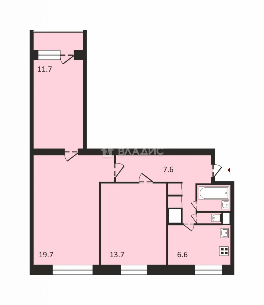 Продажа 3-комнатной квартиры, Москва, Белореченская ул,  17