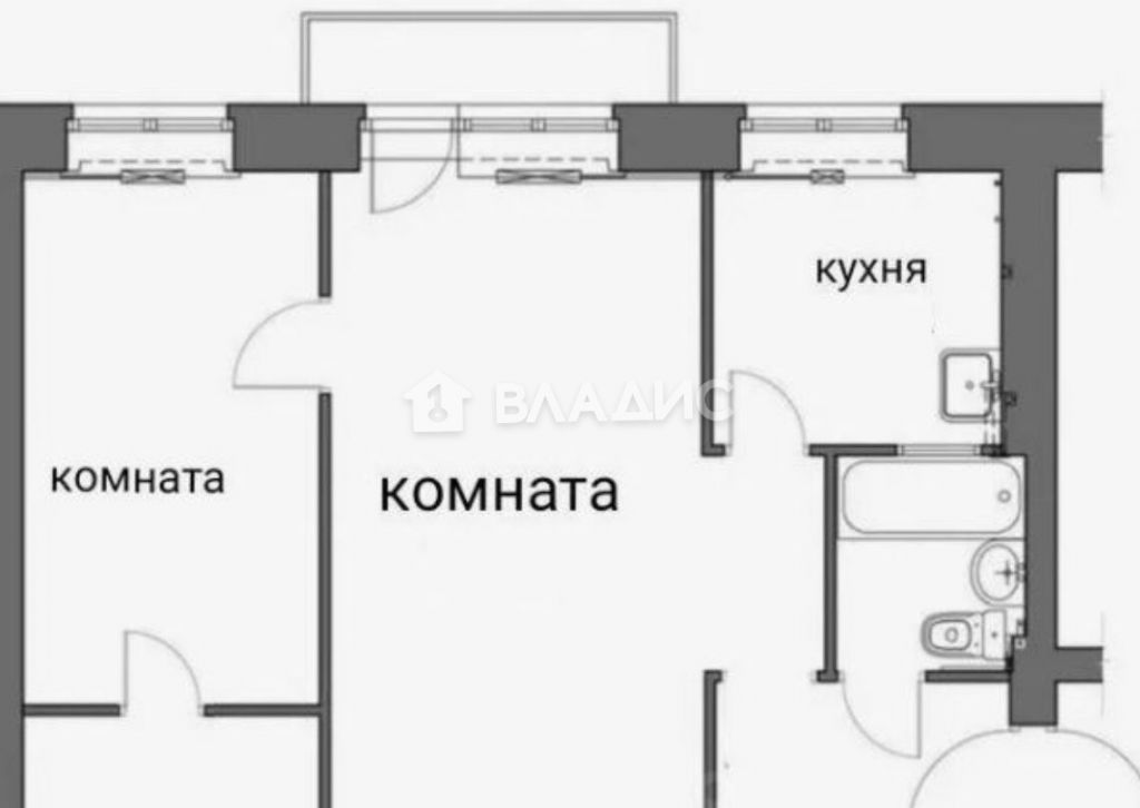 Продажа 2-комнатной квартиры, Москва, Погонный проезд,  1к9