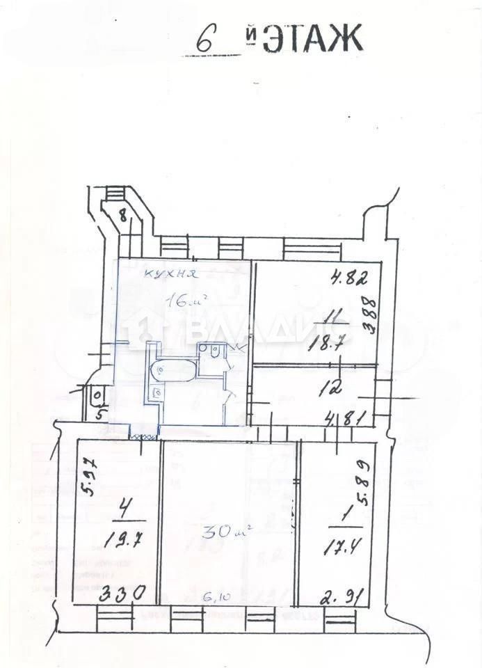 Продажа 4-комнатной квартиры, Москва, Никитский б-р,  12