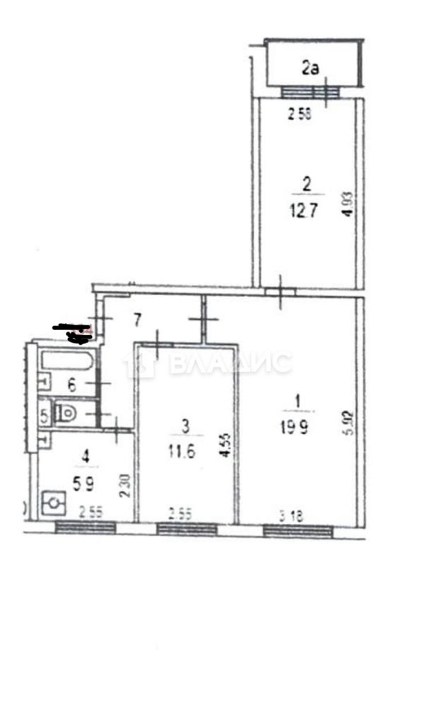 Продажа 3-комнатной квартиры, Москва, Шокальского проезд,  59к2