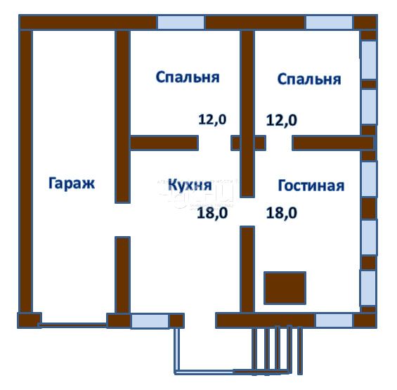 Продажа дома, 60м <sup>2</sup>, 11 сот., Владимирское, Октябрьская ,  11