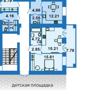 Продажа 1-комнатной новостройки, Кострома, Дачная ул,  37