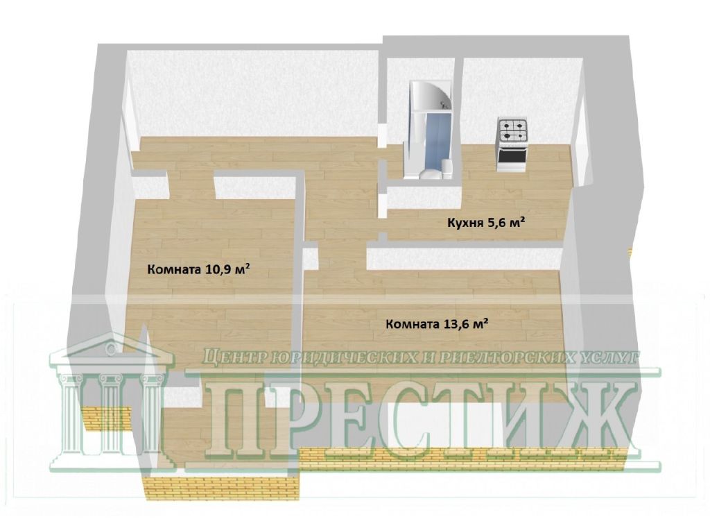 Продажа 2-комнатной квартиры, Шуя, Свердлова ул,  26