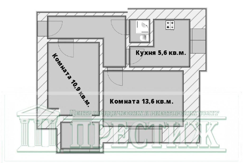 Продажа 2-комнатной квартиры, Шуя, Свердлова ул,  26