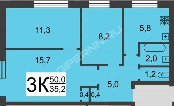 Продажа 3-комнатной квартиры, Нижний Новгород, Московское шоссе,  215