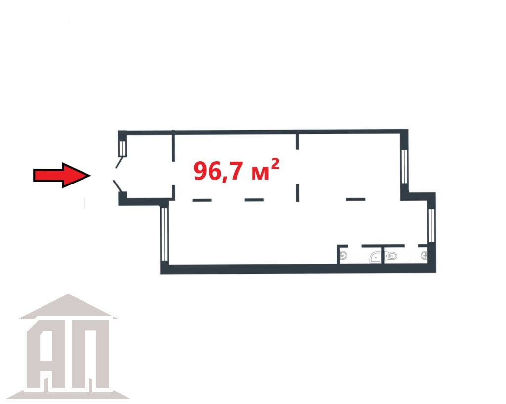 Аренда коммерческой недвижимости, 96м <sup>2</sup>, Тверь, Левитана ул,  74А