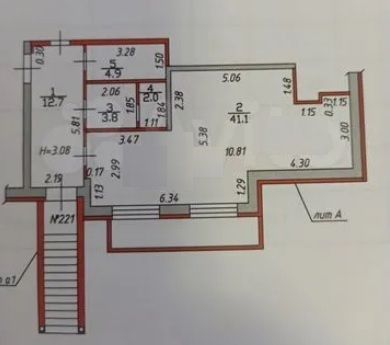 Продажа коммерческой недвижимости, 64м <sup>2</sup>, Тула, Болдина ул,  1 к 2