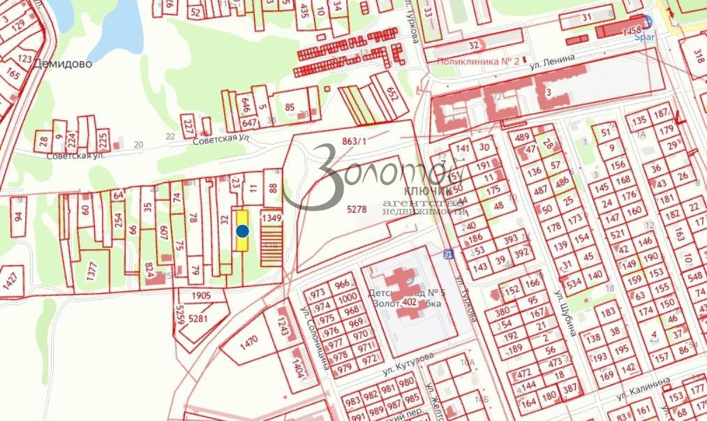 Продажа участка, Демидово, Советская