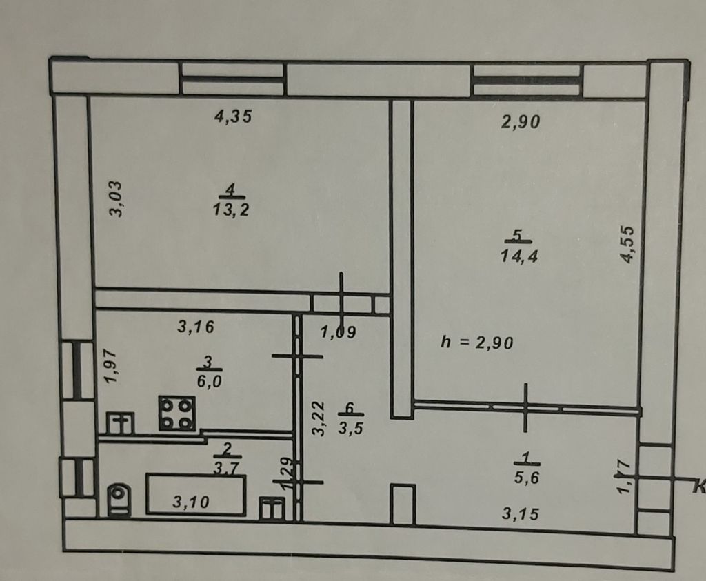 Продажа 2-комнатной квартиры, Тверь, Алексея Томского ул,  14/2