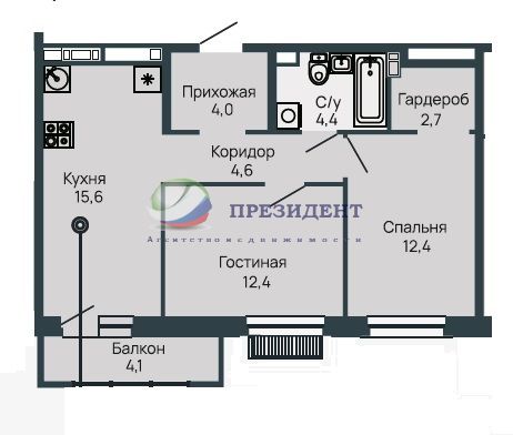 Продажа 2-комнатной новостройки, Нижний Новгород, Белинского ул