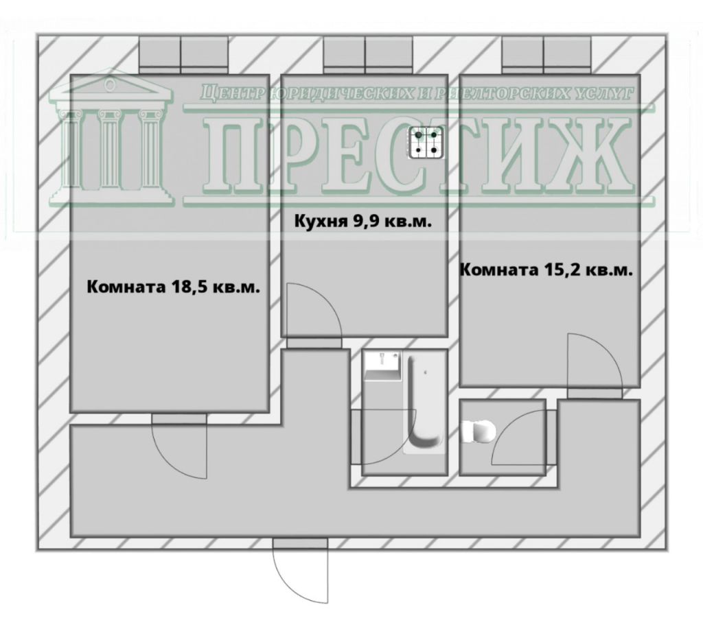 Продажа 2-комнатной квартиры, Шуя, Афанасьева мкр,  13 а