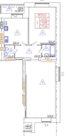 Продажа 2-комнатной новостройки, Кострома, Окружной 7-й проезд,  5