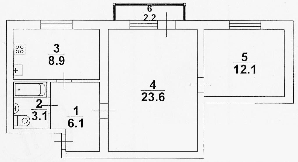 Продажа 2-комнатной квартиры, Саратов, Рабочая ул,  85