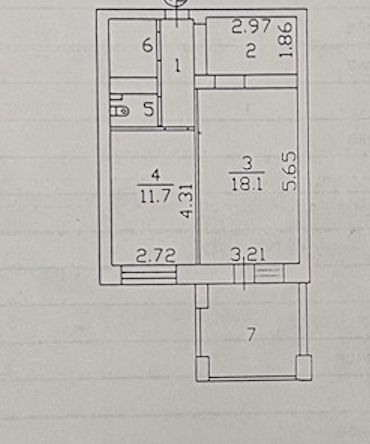 Продажа 1-комнатной квартиры, Владимир, Судогодское ш,  17А