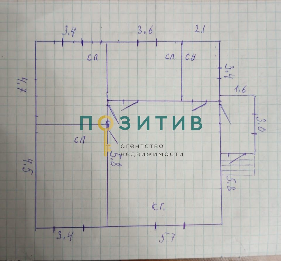 Продажа дома, 100м <sup>2</sup>, 6 сот., Ставропольский, Рябиновая 