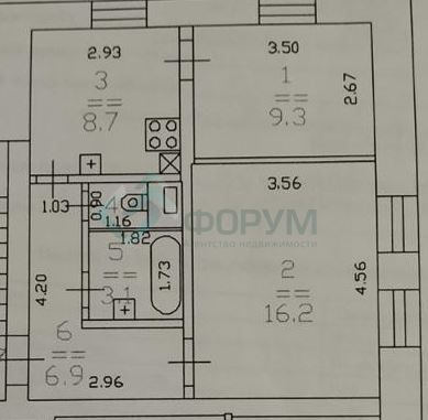 Продажа 2-комнатной квартиры, Нижний Новгород, Героев пр-кт,  22