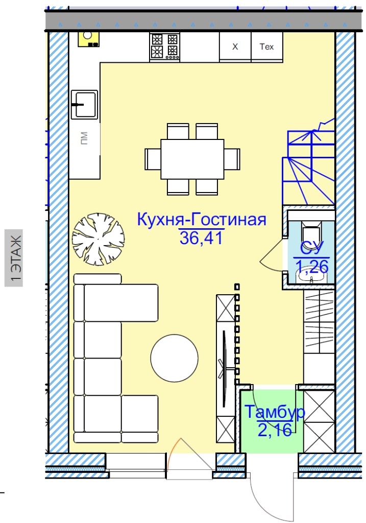 Продажа 3-комнатной новостройки, Афонино, Европейская ул,  20