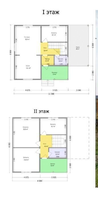 Продажа дома, 78м <sup>2</sup>, 10 сот., Серково, Череповская