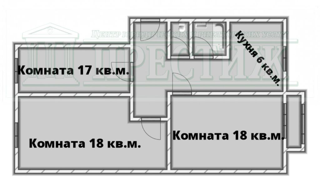 Продажа 3-комнатной квартиры, Шуя, Свердлова ул,  34 а