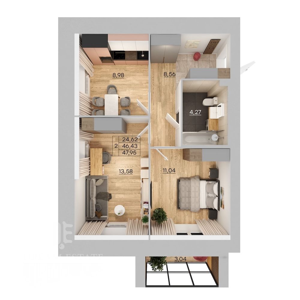 Продажа 2-комнатной квартиры, Ярославль, Минина пер,  6