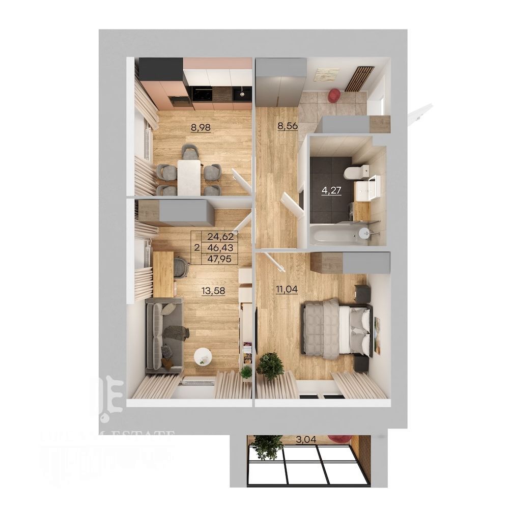 Продажа 2-комнатной квартиры, Ярославль, Минина пер,  6