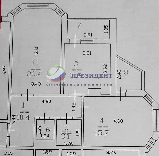 Продажа 2-комнатной квартиры, Нижний Новгород, Родионова ул,  165/1