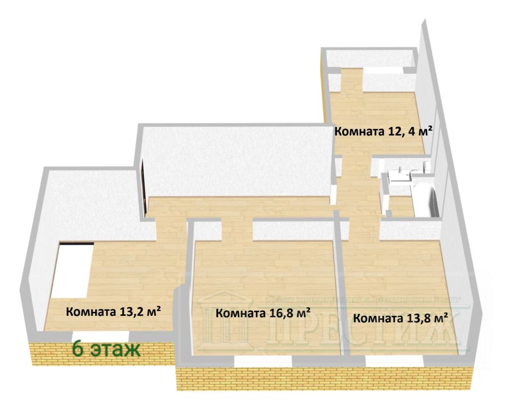 Продажа 5-комнатной квартиры, Иваново, Якова Гарелина ул,  19