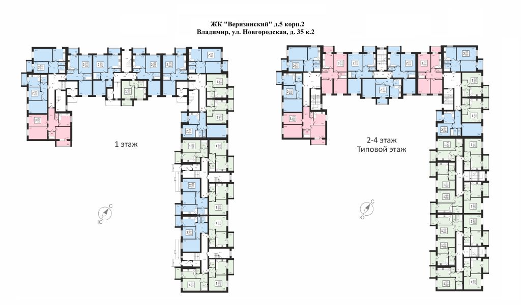 Продажа 2-комнатной квартиры, Владимир, Новгородская ул,  35 корп 2