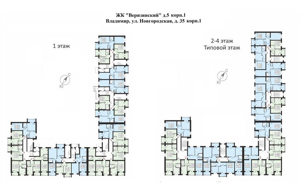 Продажа 3-комнатной квартиры, Владимир, Новгородская ул,  35 корп. 2