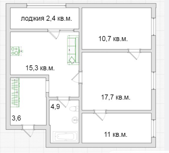 Продажа 3-комнатной квартиры, Нижний Новгород, Вольская ул,  10