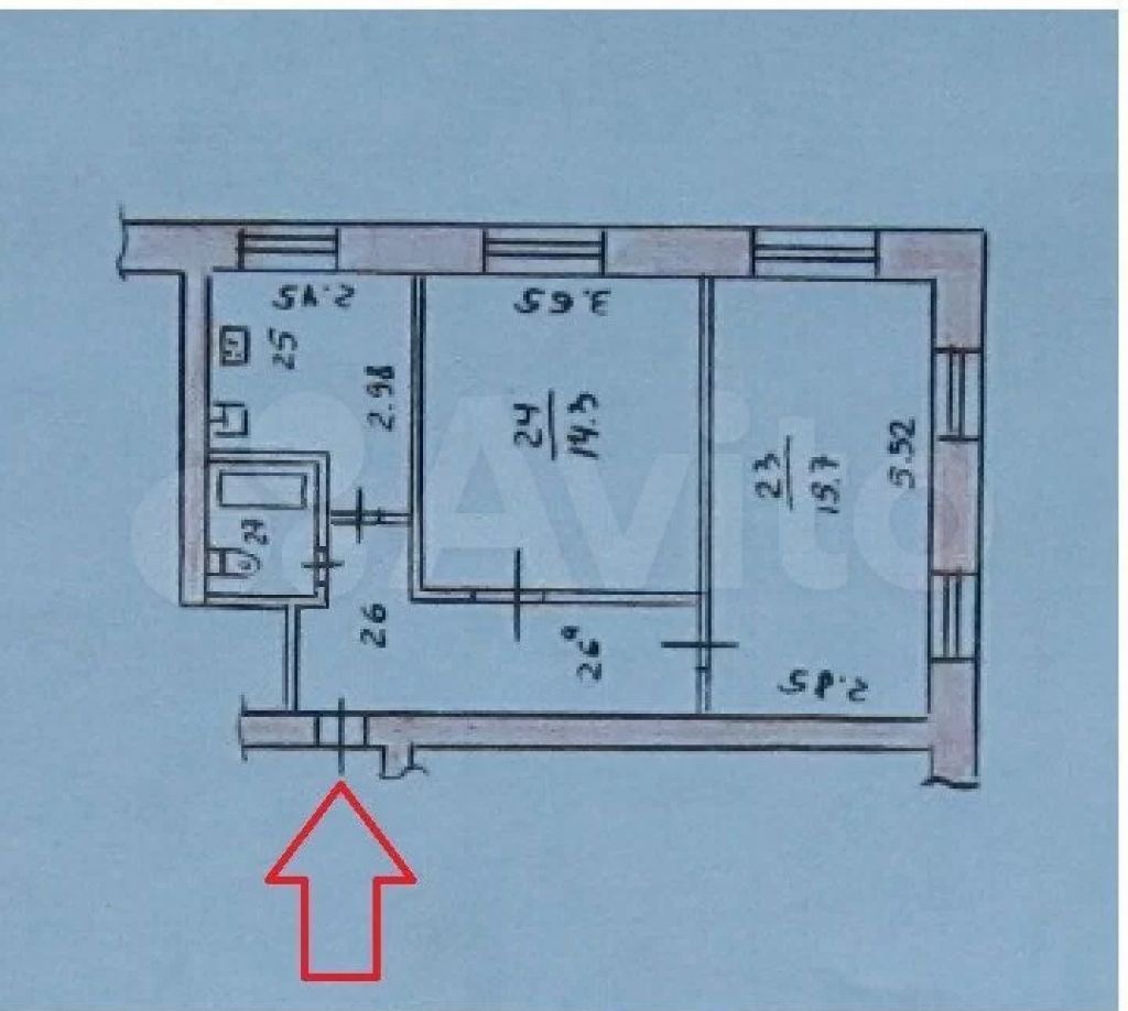 Продажа 2-комнатной квартиры, Владимир, Северная ул,  35