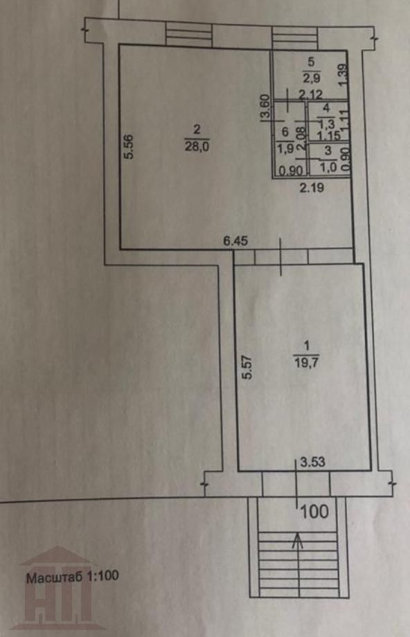 Аренда коммерческой недвижимости, 55м <sup>2</sup>, Тверь, Комсомольский пр-кт,  2/26