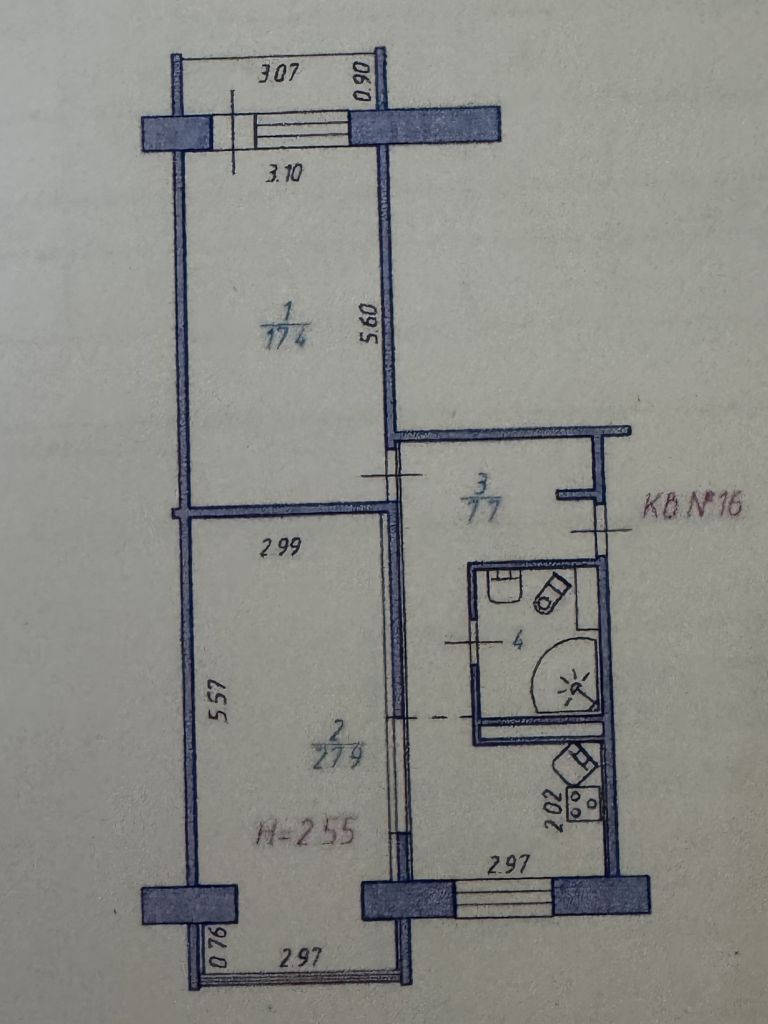 Продажа 2-комнатной квартиры, Иваново, Симонова ул,  3