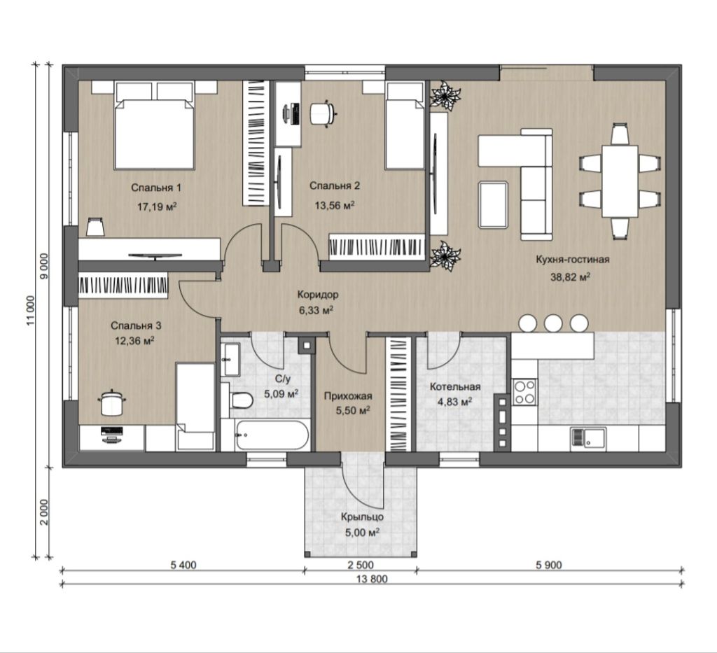Продажа дома, 107м <sup>2</sup>, 9 сот., Крюково, Троицкая