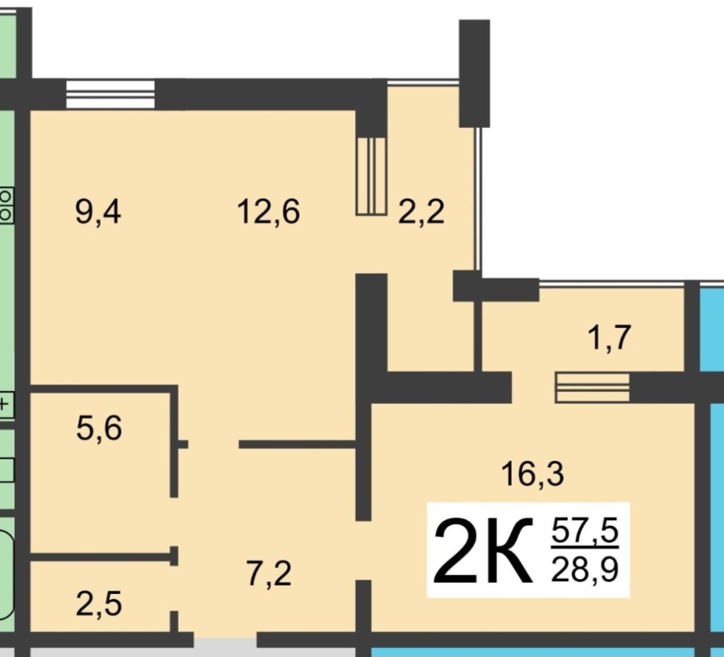 Продажа 2-комнатной квартиры, Нижний Новгород, Коминтерна ул,  258