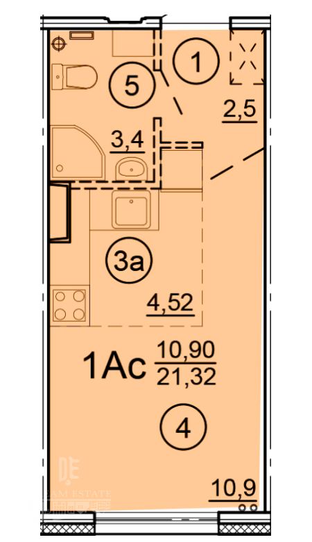 Продажа 1-комнатной квартиры, Ярославль, Дядьковская ул,  16