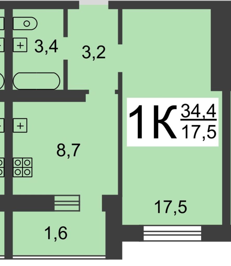 Продажа 1-комнатной квартиры, Нижний Новгород, Коломенская ул,  8к3